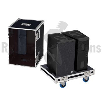 Flight-case 2 enceintes Q1/Q7/Q10 D&B-1